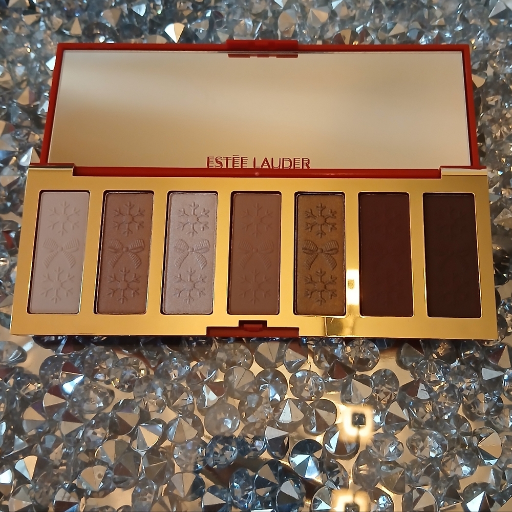 New Estee Lauder Glow Limited Edition Full Size Eyeshadow Palette With Mirror - Picture 12 of 13